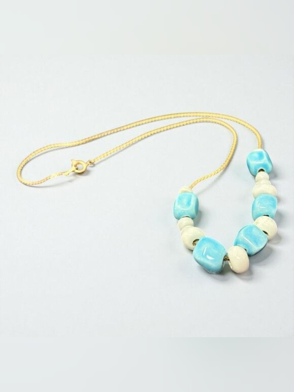 Vintage Chunky Ceramic Necklace
